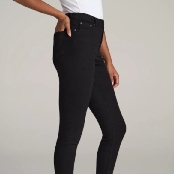 Tall Womens Jeans Black High Rise Skinny - Picture 4 of 6